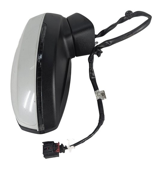 Thumbnail 5: 15-18 AUDI A3 S3 (8V) RIGHT PASSENGER MANUAL FOLD HEATED DOOR MIRROR (White)