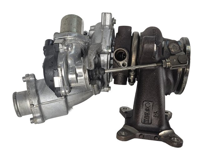 Thumbnail 2: 2015 AUDI A3 (8V) 2.0L CNTC ENGINE IS38 TURBOCHARGER EXHAUST MANIFOLD 06K145722G