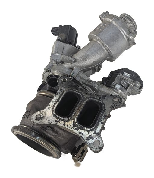 Thumbnail 6: 2015 AUDI A3 (8V) 2.0L CNTC ENGINE IS38 TURBOCHARGER EXHAUST MANIFOLD 06K145722G