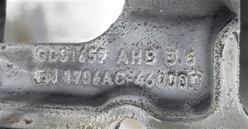 Thumbnail 6: 2015 AUDI A3 8V 2.0L CNTC ENGINE LOWER CRANKCASE BEARING BRIDGE BEDPLATE BLOCK