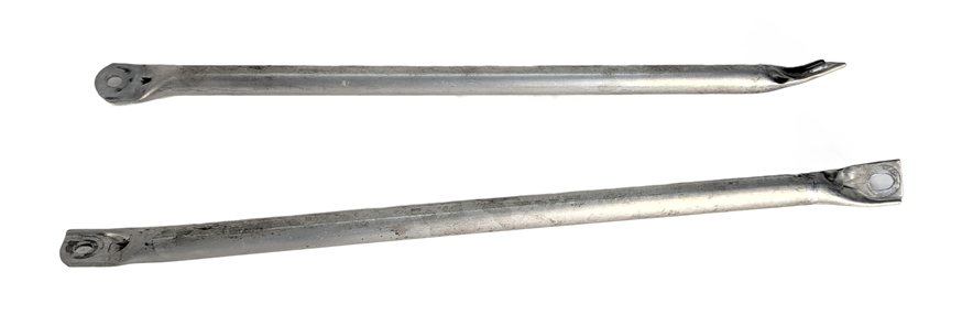 Thumbnail 2: 11-16 BMW 528i 535i 550i F10 LEFT/RIGHT RADIATOR CORE SUPPORT BRACE BAR SET/2