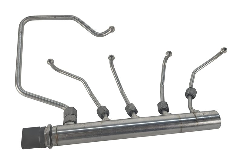 Thumbnail 2: 2012 BMW 528I (F10) 2.0L (N20) ENGINE FUEL RAIL INJECTOR LINE PIPE 13537585411