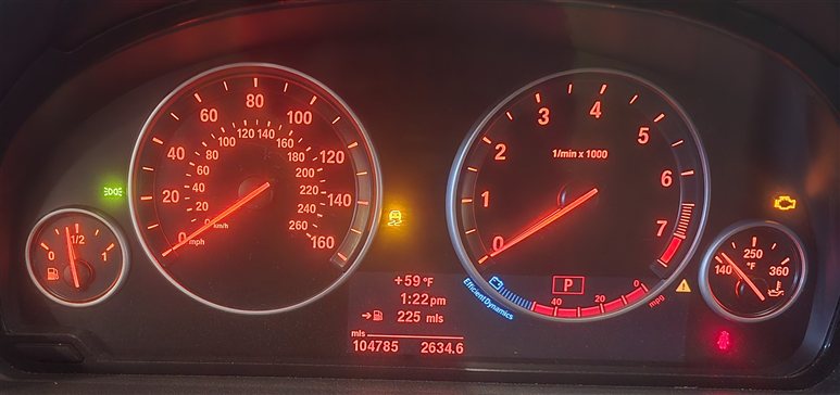 Thumbnail 2: 11-13 BMW 528i 535i 550i X3 F10 F25 SPEEDOMETER INSTRUMENT GAUGE CLUSTER (104k)