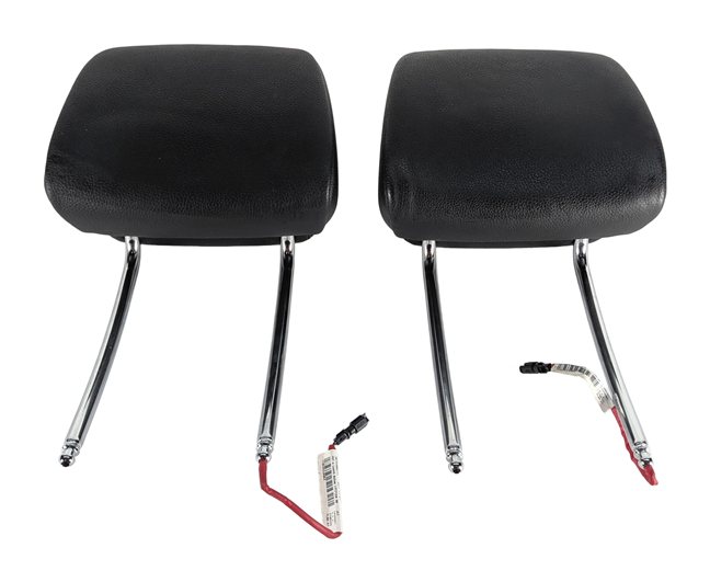 Thumbnail 3: 2011 BMW 535Xi F10 FRONT LEFT RIGHT ACTIVE SEAT HEAD REST HEADREST SET/2(Black)