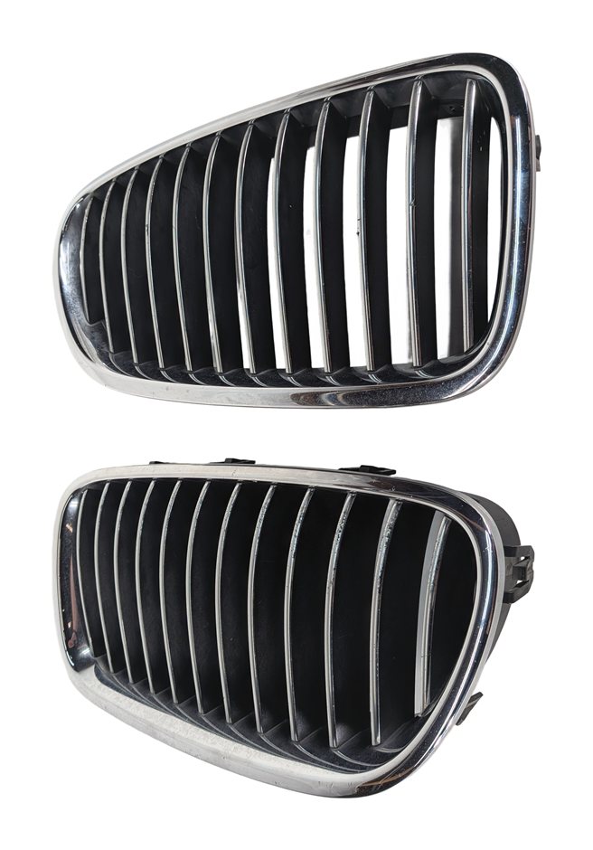 Thumbnail 2: 11-13 BMW 528i 535i 550i (F10) FRONT LEFT & RIGHT HOOD VENT GRILLE SET