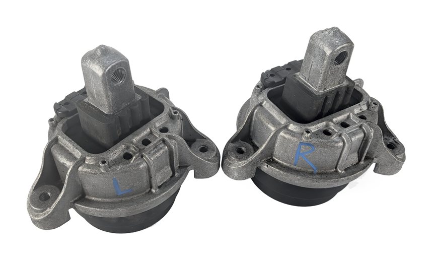 2012 BMW 528I (F10) 2.0L N20 ENGINE LEFT/RIGHT MOTOR SUPPORT MOUNT BRACKET SET/2