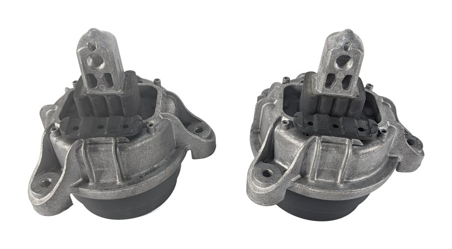 Thumbnail 2: 2012 BMW 528I (F10) 2.0L N20 ENGINE LEFT/RIGHT MOTOR SUPPORT MOUNT BRACKET SET/2