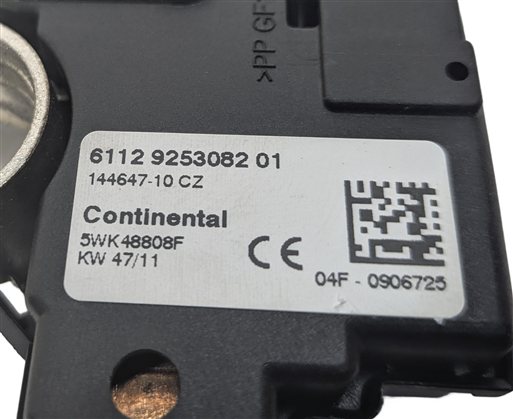 Thumbnail 4: 2012 BMW 528I (F10) 2.0L NEGATIVE GROUND BATTERY CABLE w/IBS SENSOR TERMINAL
