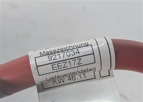 Thumbnail 6: 2012 BMW 528I (F10) 2.0L POSITIVE BATTERY CABLE POWER WIRE w/TERMINAL 9203570
