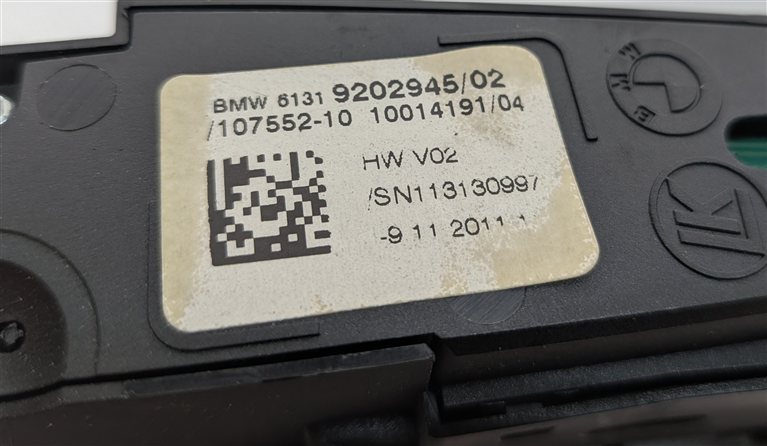 Thumbnail 4: 2012 BMW 528I (F10) DRIVING DYNAMICS SPORT ECO PARK DISTANCE CONTROL SWITCH