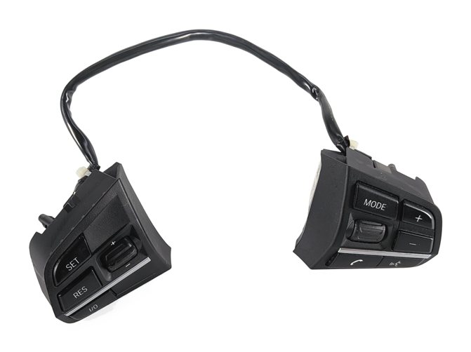 2012 BMW 528I F10 STEERING WHEEL MULTIFUNCTION SWITCH CONTROL SET/2 (Black)
