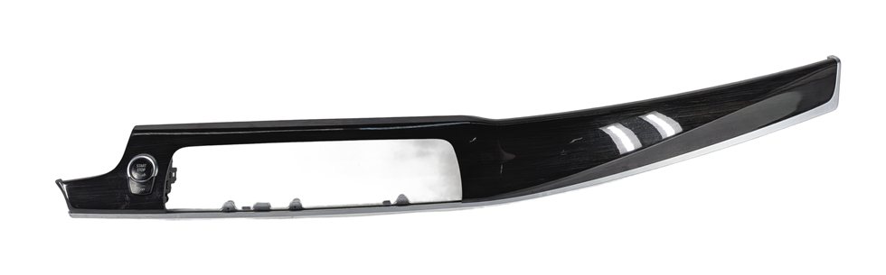 Thumbnail 24: 2012 BMW 528I F10 INTERIOR DOOR DASH CONSOLE TRIM SET/6 FINELINE ANTHRACITE