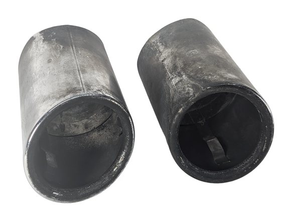 Thumbnail 3: 2012-2016 BMW 528I (F10) 2.0L (N20) REAR MUFFLER EXHAUST TIP SET/2 (CHROME)