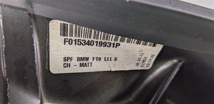 Thumbnail 7: 2011-2012 BMW 528i 535i 550i (F10) LEFT P-FOLD AUTODIM MEMORY MIRROR (Grey)