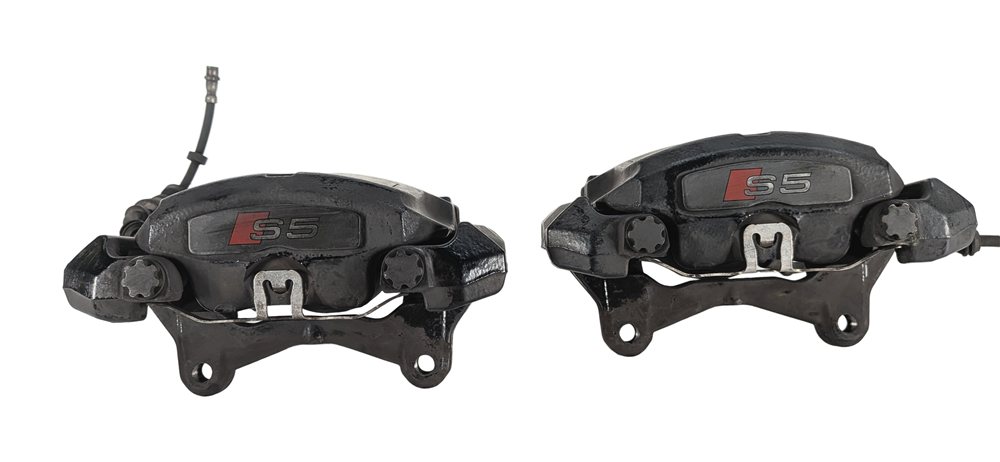 Thumbnail 3: 2012-2017 AUDI S5 (B8 8T) FRONT LEFT & RIGHT DISC BRAKE CALIPER SET-2