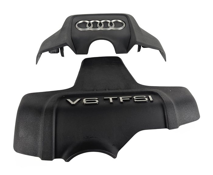 Thumbnail 1: 09-16 AUDI A6 A7 A8 Q5 Q7 S5 SQ5 3.0L SUPERCHARGED ENGINE COVER TRIM SET 2
