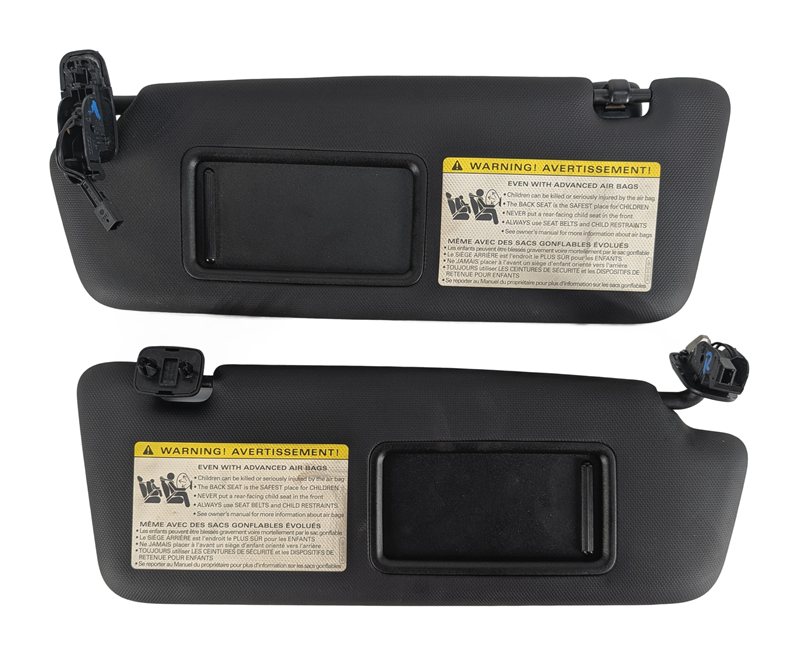 Thumbnail 3: 2012-2013 AUDI A5 A5 QUATTRO S5 LEFT RIGHT SUN VISOR SET/2