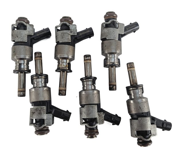 Thumbnail 2: 2011-2015 AUDI A6 A7 A8 Q5 Q7 S4 S5 (C7 D4 4L B8 8R 8T) 3.0L FUEL INJECTOR SET 6