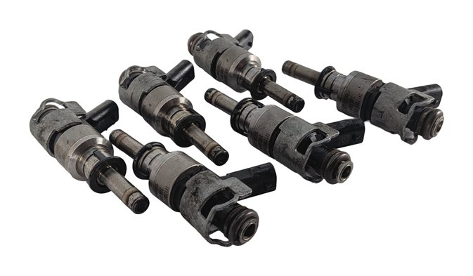 Thumbnail 3: 2011-2015 AUDI A6 A7 A8 Q5 Q7 S4 S5 (C7 D4 4L B8 8R 8T) 3.0L FUEL INJECTOR SET 6