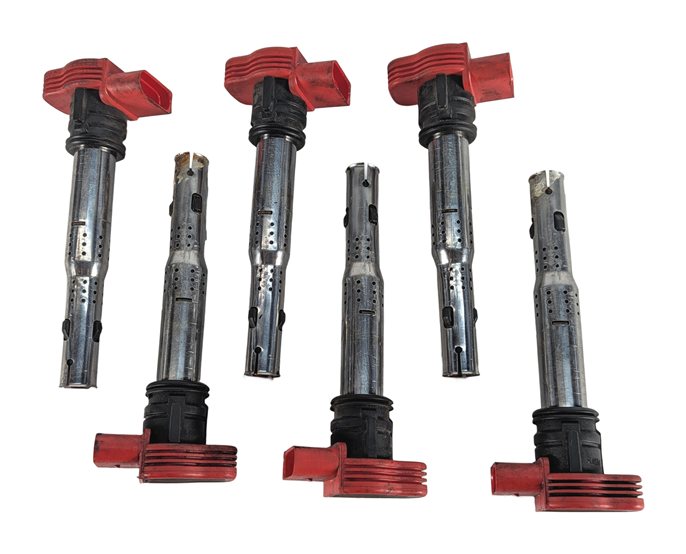 Thumbnail 3: 2005-2017 AUDI A4 S4 A5 S5 A6 S6 A7 A8 Q5 SQ5 Q7 R8 S8 IGNITION COIL SET 6