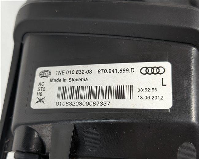 Thumbnail 8: 2013-2017 AUDI A5 S5 (B8 8T) LEFT FRONT DRIVER FOGLIGHT FOG LIGHT LAMP