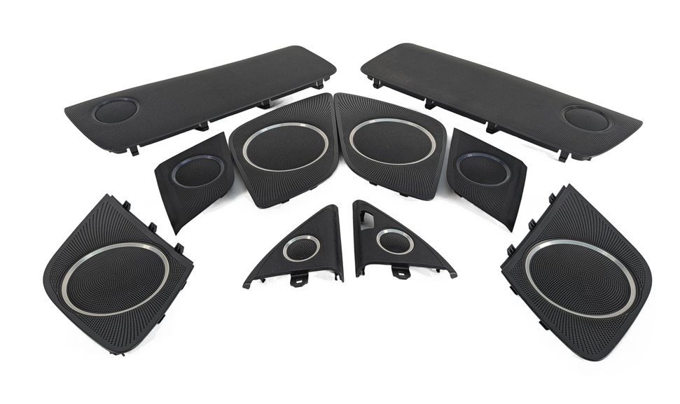 2013 AUDI S5 (B8 8T) BANG & OLUFSEN SPEAKER GRILLE COVER TRIM SET/10