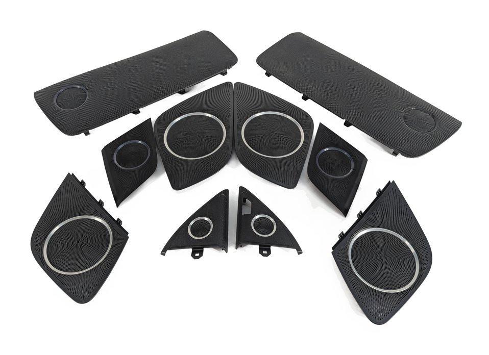 Thumbnail 2: 2013 AUDI S5 (B8 8T) BANG & OLUFSEN SPEAKER GRILLE COVER TRIM SET/10