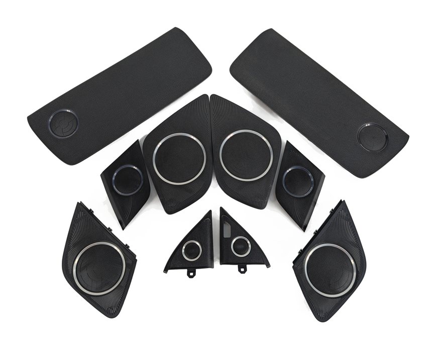 Thumbnail 3: 2013 AUDI S5 (B8 8T) BANG & OLUFSEN SPEAKER GRILLE COVER TRIM SET/10
