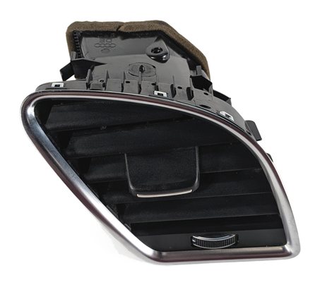 2013 AUDI S5 (B8 8T) FRONT RIGHT DASH HEAT AIR AC VENT TRIM BEZEL (Black)