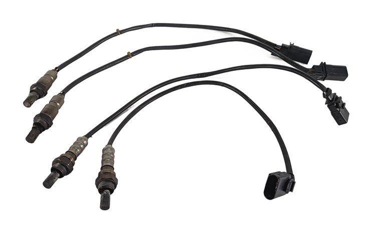 2013 AUDI S5 (B8 8T) 3.0L SUPER (CGXC) ENGINE OXYGEN O2 LAMBDA SENSOR SET/4