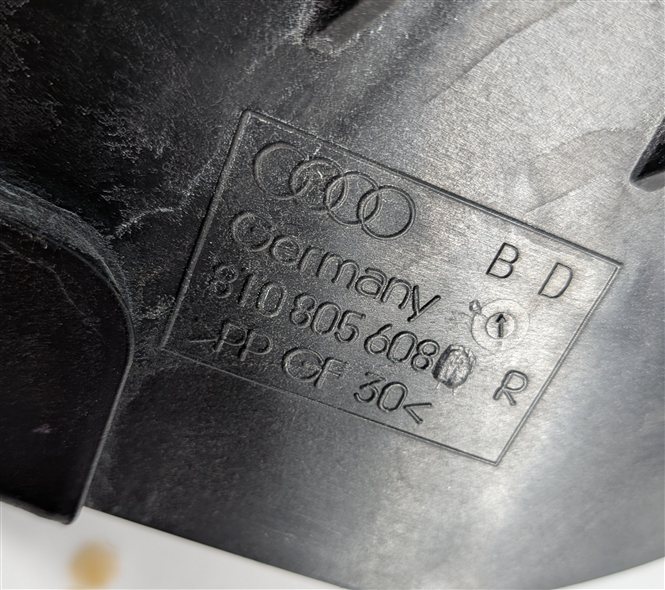 Thumbnail 7: 2013 AUDI S5 (B8 8T) RIGHT HEADLIGHT HEADLAMP MOUNTING BRACKET