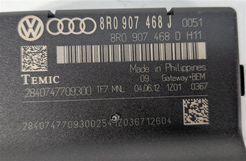 Thumbnail 11: 2013 AUDI S5 B8 8T 3.0L SUPER CGXC ENGINE COMPUTER w/ KEY AND IMMOBILIZER SET