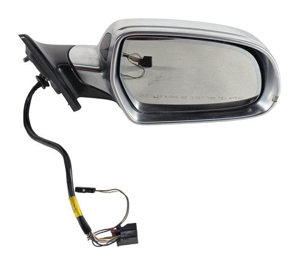 Thumbnail 4: 08-14 AUDI A5 S5 (B8 8T) RIGHT PASSENGER AUTODIM BLIND SPOT DOOR MIRROR ALUMINUM