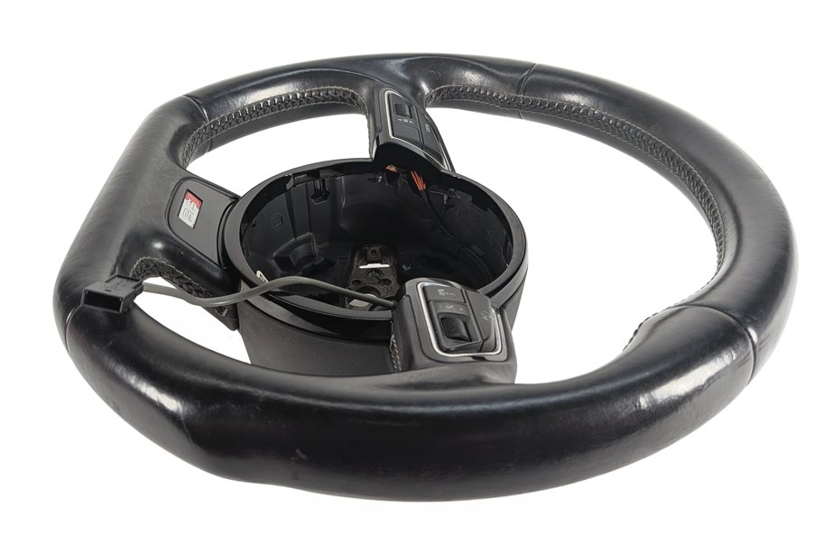 Thumbnail 6: 2013-2017 AUDI S5 (B8 8T) SPORT FLAT BOTTOM STEERING WHEEL w/ SHIFT PADDLES