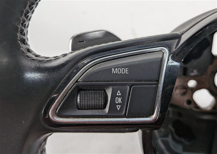 Thumbnail 7: 2013-2017 AUDI S5 (B8 8T) SPORT FLAT BOTTOM STEERING WHEEL w/ SHIFT PADDLES