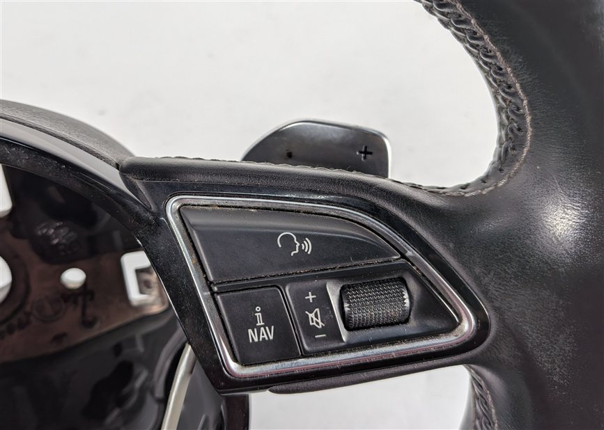 Thumbnail 8: 2013-2017 AUDI S5 (B8 8T) SPORT FLAT BOTTOM STEERING WHEEL w/ SHIFT PADDLES