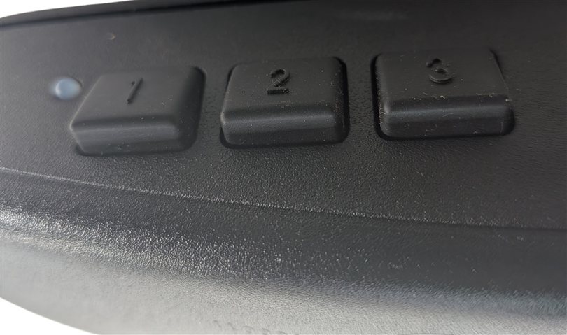 Thumbnail 6: 15-19 JAGUAR FPACE XE XF DISCOVERY SPORT EVOQUE HOMELINK REARVIEW MIRROR (Black)