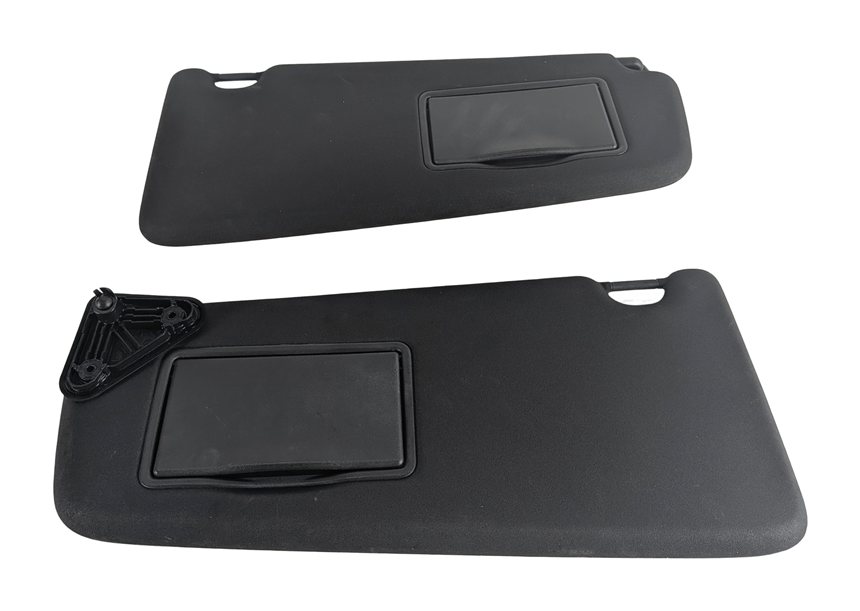 Thumbnail 2: 15-19 DISCOVERY SPORT L550 LEFT RIGHT ILLUMINATED SUN VISOR SET/2 (Black)
