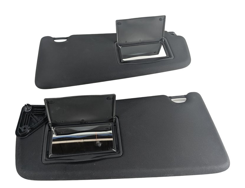 Thumbnail 3: 15-19 DISCOVERY SPORT L550 LEFT RIGHT ILLUMINATED SUN VISOR SET/2 (Black)