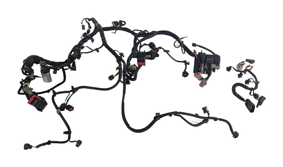 2016 LAND ROVER DISCOVERY SPORT L550 2.0L ENGINE WIRE HARNESS w/FUSE BOX