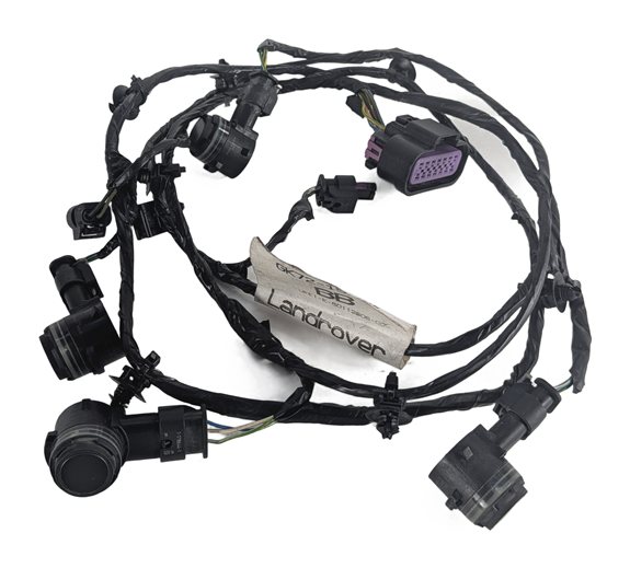 2016 DISCOVERY SPORT L550 REAR PARK ASSIST PDC SENSOR SET/4 w/HARNESS (Black)