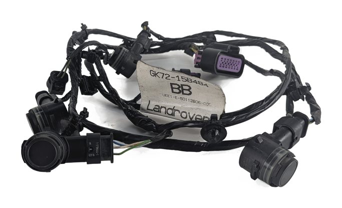 Thumbnail 2: 2016 DISCOVERY SPORT L550 REAR PARK ASSIST PDC SENSOR SET/4 w/HARNESS (Black)