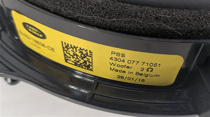 Thumbnail 6: 2016 LAND ROVER DISCOVERY SPORT L550 AUDIO SOUND SPEAKER WOOFER TWEETER SET