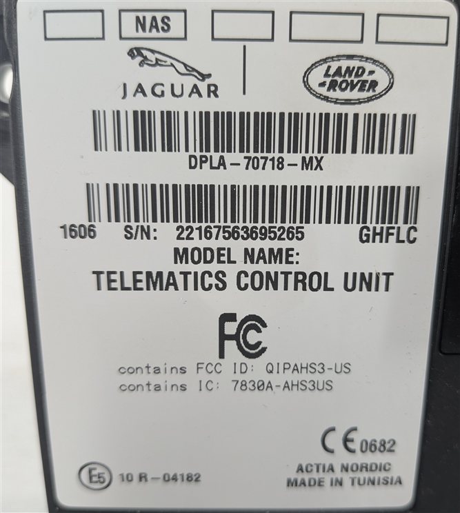 Thumbnail 3: 2016 LAND ROVER DISCOVERY SPORT L550 TELEMATICS COMMUNICATION CONTROL MODULE TCU