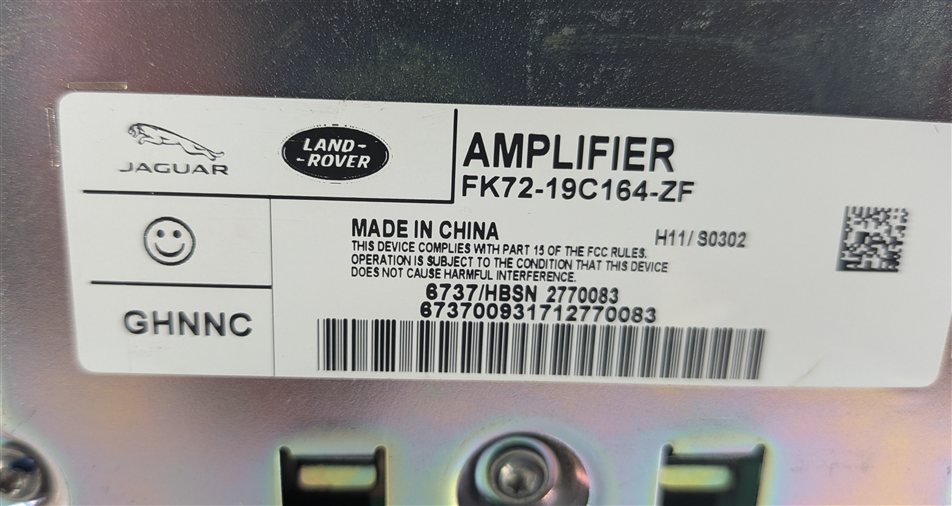 Thumbnail 7: 2015-2017 LAND ROVER DISCOVERY SPORT (L550) RADIO STEREO AUDIO AMP AMPLIFIER