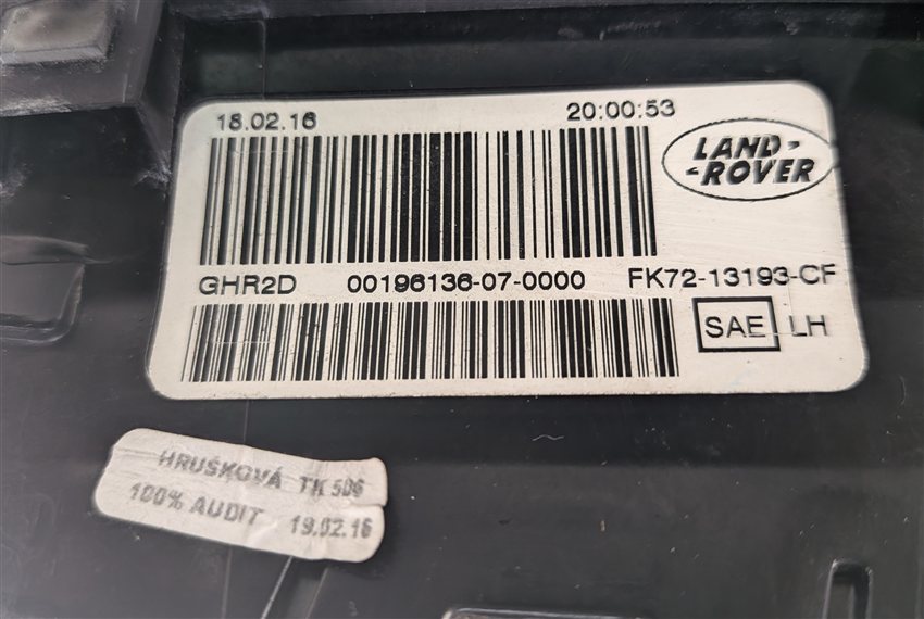 Thumbnail 5: 15-19 LAND ROVER DISCOVERY SPORT L550 REAR LEFT INNER TAILLIGHT TAIL LAMP (SE)