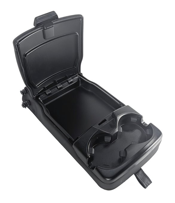 Thumbnail 2: 2016 LAND ROVER DISCOVERY SPORT L550 REAR SEAT CENTER ARMREST CUPHOLDER BLACK