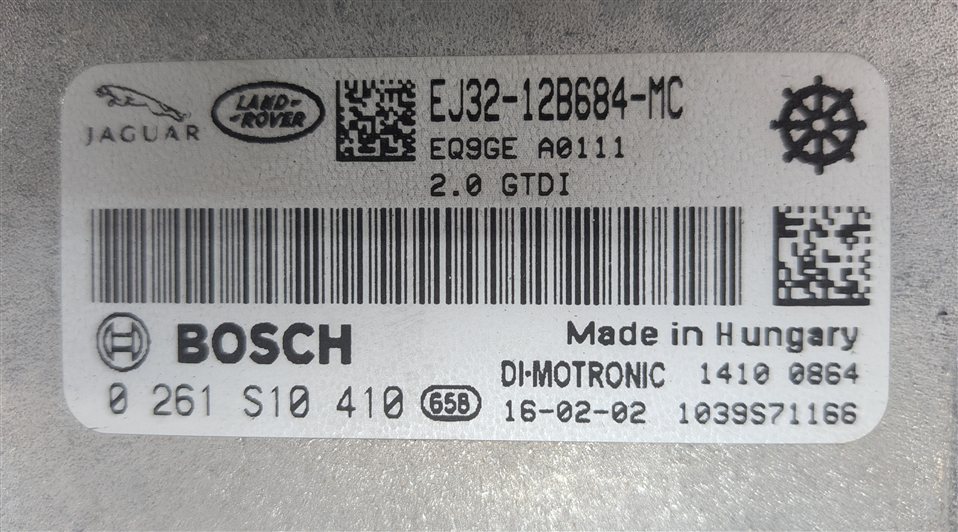 Thumbnail 6: 16 DISCOVERY SPORT L550 2.0L SPEEDOMETER BODY ECM ECU ENGINE MODULE & KEY SET