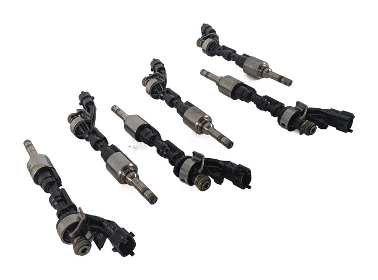 Thumbnail 3: 13-19 XE XF XJ RANGE ROVER SPORT LR4 3.0L SUPERCHARGED ENGINE FUEL INJECTOR SET6