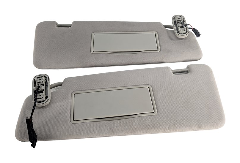 10-16 LAND ROVER LR4 - FRONT LEFT & RIGHT SUNVISOR SUN VISOR SET (Gray)